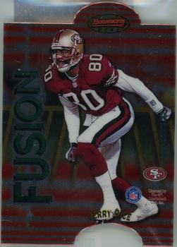 1998 Bowman's Best - Mirror Image Fusion #MI15 Jerry Rice / Randy Moss Front