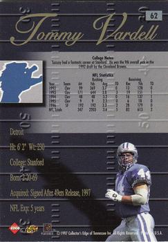 1998 Collector's Edge Advantage - 50-Point #62 Tommy Vardell Back