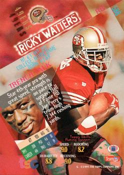 1994 Stadium Club - First Day Issue #588 Ricky Watters Back