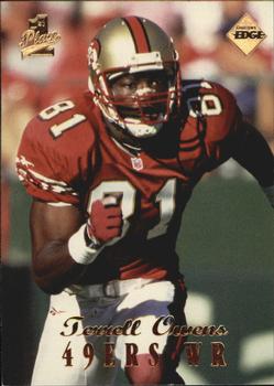 1998 Collector's Edge First Place - 50-Point #165 Terrell Owens Front
