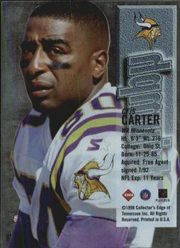 1998 Collector's Edge First Place - Triumph #NNO Cris Carter Back