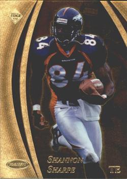 1998 Collector's Edge Masters - Gold Redemption SN500 #57 Shannon Sharpe Front