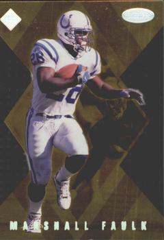 1998 Collector's Edge Masters - Gold Redemption SN500 #S182 Marshall Faulk Front
