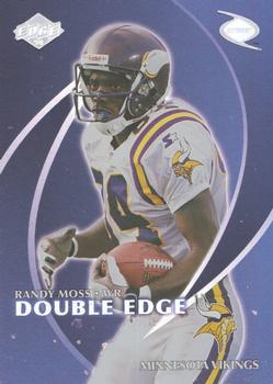 1998 Collector's Edge Odyssey - Double Edge #1b Randy Moss / Jerry Rice Front