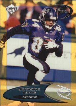 1998 Collector's Edge Odyssey - HoloGold (Level 2) #13 Jermaine Lewis Front