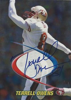 1998 Collector's Edge Odyssey - Prodigies Autographs #NNO Terrell Owens Front
