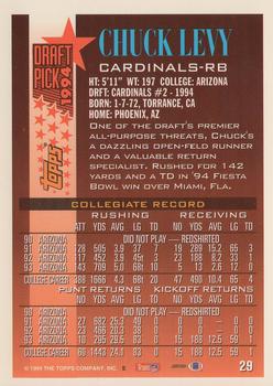 1994 Topps #29 Chuck Levy Back