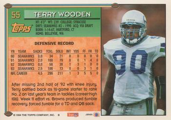 1994 Topps #55 Terry Wooden Back