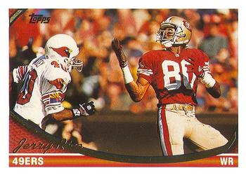 1994 Topps #320 Jerry Rice Front