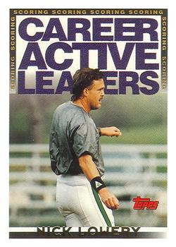 1994 Topps #471 Nick Lowery Front