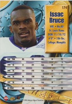 1998 Collector's Edge Supreme Season Review - Gold Ingot #174 Isaac Bruce Back