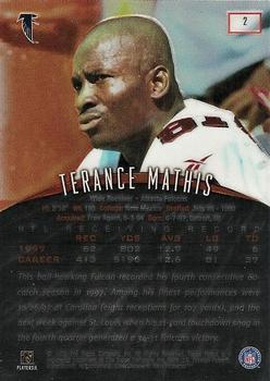 1998 Finest - No-Protectors #2 Terance Mathis Back