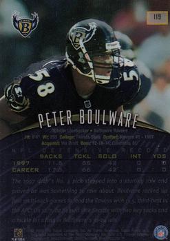 1998 Finest - No-Protectors #119 Peter Boulware Back