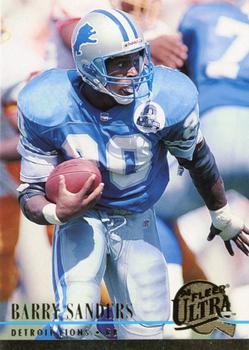 1994 Ultra #101 Barry Sanders Front