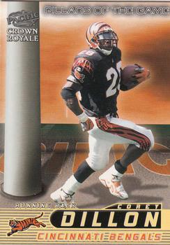 1998 Pacific Crown Royale - Pillars of the Game #2 Corey Dillon Front