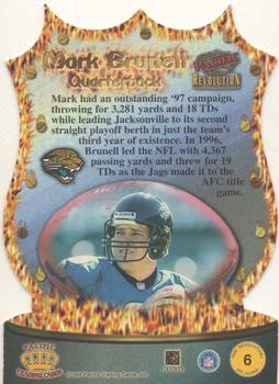 1998 Pacific Revolution - Icons #6 Mark Brunell Back