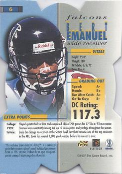 1998 Pro Line DC III #6 Bert Emanuel Back