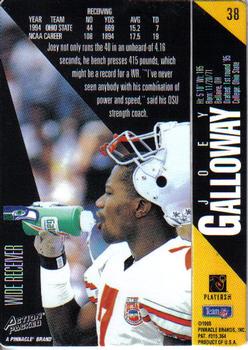1995 Action Packed #38 Joey Galloway Back