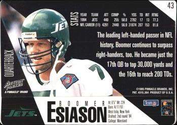 1995 Action Packed #43 Boomer Esiason Back