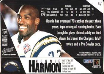 1995 Action Packed #47 Ronnie Harmon Back