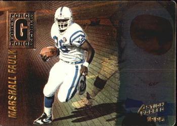 1995 Action Packed - G-Force #GF3 Marshall Faulk Front