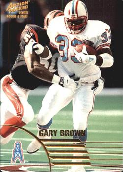 1995 Action Packed Rookies & Stars #8 Gary Brown Front