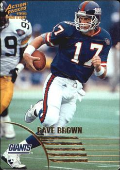 1995 Action Packed Rookies & Stars #13 Dave Brown Front