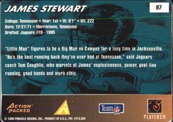 1995 Action Packed Rookies & Stars #97 James Stewart Back
