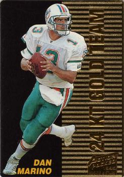 1995 Action Packed Rookies & Stars - 24K Gold #9 Dan Marino Front