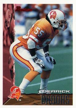 1995 Bowman #28 Derrick Brooks Front