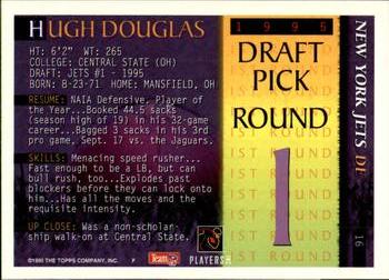 1995 Bowman #16 Hugh Douglas Back