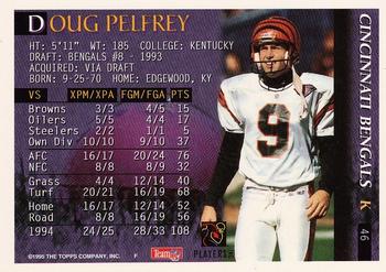 1995 Bowman #46 Doug Pelfrey Back