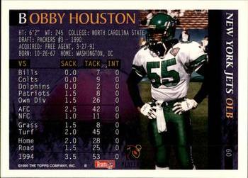 1995 Bowman #60 Bobby Houston Back
