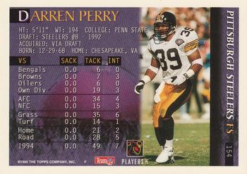 1995 Bowman #154 Darren Perry Back