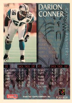 1995 Bowman #224 Darion Conner Back