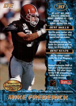 1995 Bowman's Best #30 Mike Frederick Back