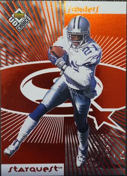 1998 UD Choice - StarQuest Red #21 Deion Sanders Front
