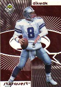 1998 UD Choice - StarQuest Red #8 Troy Aikman Front