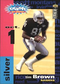 1995 Collector's Choice - You Crash the Game Silver #C23 Tim Brown Front