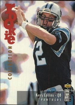 1995 Collector's Choice Update #U8 Kerry Collins Front