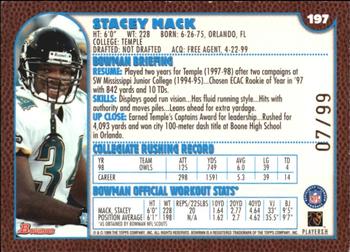 1999 Bowman - Gold #197 Stacey Mack Back