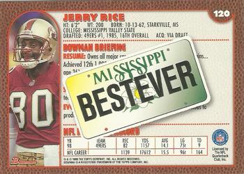 1999 Bowman - Interstate #120 Jerry Rice Back