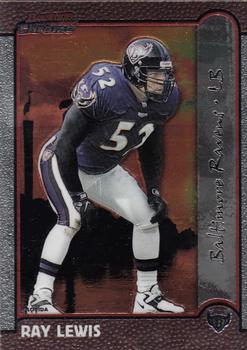 1999 Bowman Chrome - Interstate #27 Ray Lewis Front