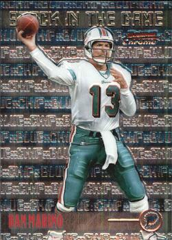 1999 Bowman Chrome - Stock in the Game #S13 Dan Marino Front