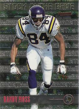 1999 Bowman Chrome - Stock in the Game #S7 Randy Moss Front