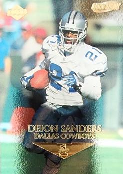 1999 Collector's Edge First Place - Gold Ingot #44 Deion Sanders Front