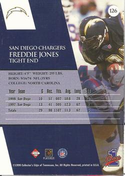 1999 Collector's Edge First Place - Millennium Collection Red #126 Freddie Jones Back