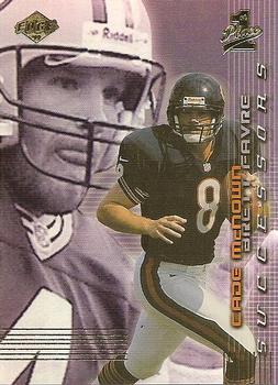 1999 Collector's Edge First Place - Successors #S3 Cade McNown / Brett Favre Front