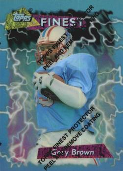 1995 Finest #23 Gary Brown Front