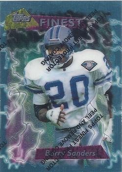 1995 Finest #250 Barry Sanders Front